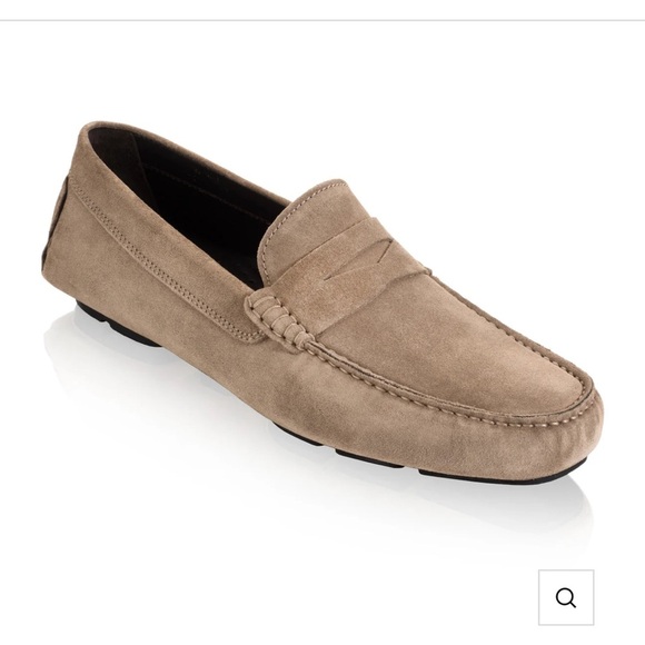 To Boot Mitchum Taupe Suede Driving Shoe - Picture 1 of 11